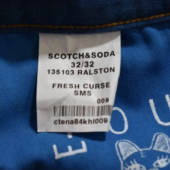 Scotch & Soda Ralston Jeans Size 32x32 excellent condition no holes or stains - Picture 8 of 8